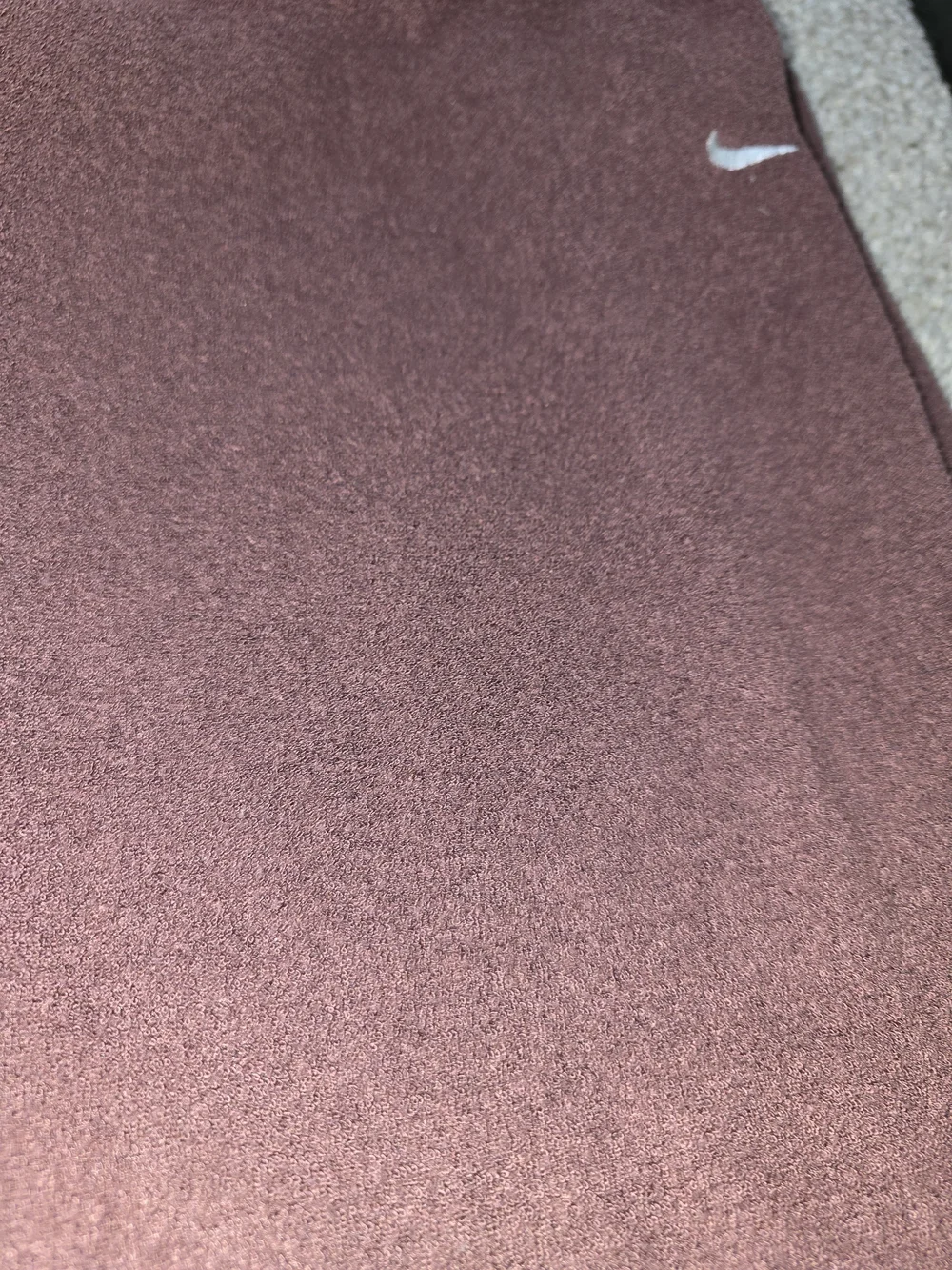 Nike Women's Burgundy Plush Fleece Jogger Pants Size XL